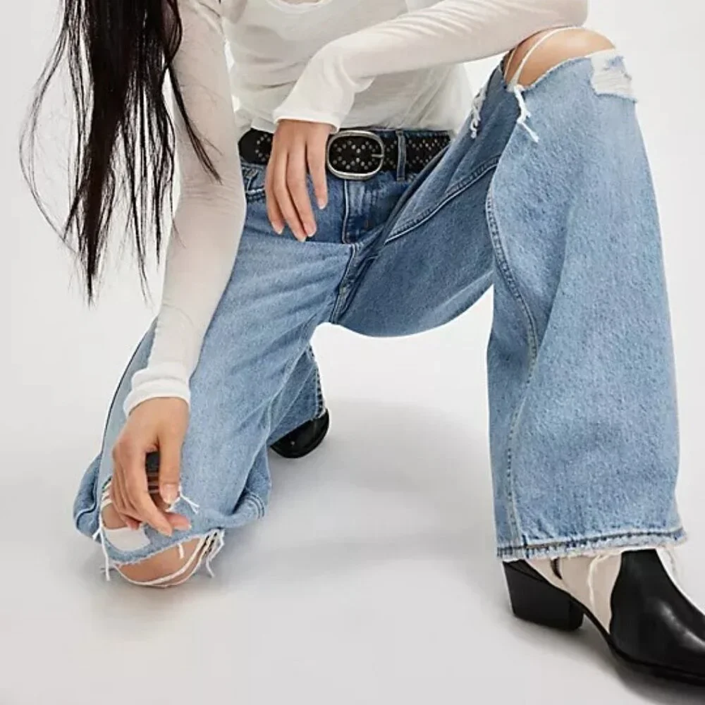 Levi's Low Loose Jeans Color Probably Ok Psk Regular Fit - Picture 4 of 5